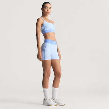 ADIDAS PERFORMANCE Skinny Workout Pants 'Hyperglam' in Blue