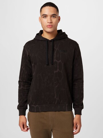 Sweat-shirt 'Dag' HUGO en noir : devant