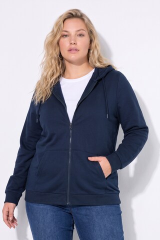 Ulla Popken Sweat jacket in Blue