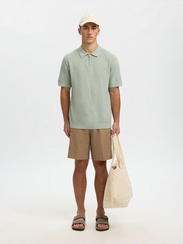 Pull-over 'SLHCran' SELECTED en vert