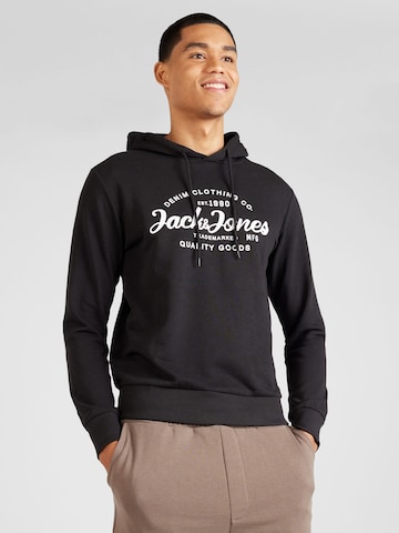 JACK & JONES Bluzka sportowa 'FOREST' w kolorze czarny: przód