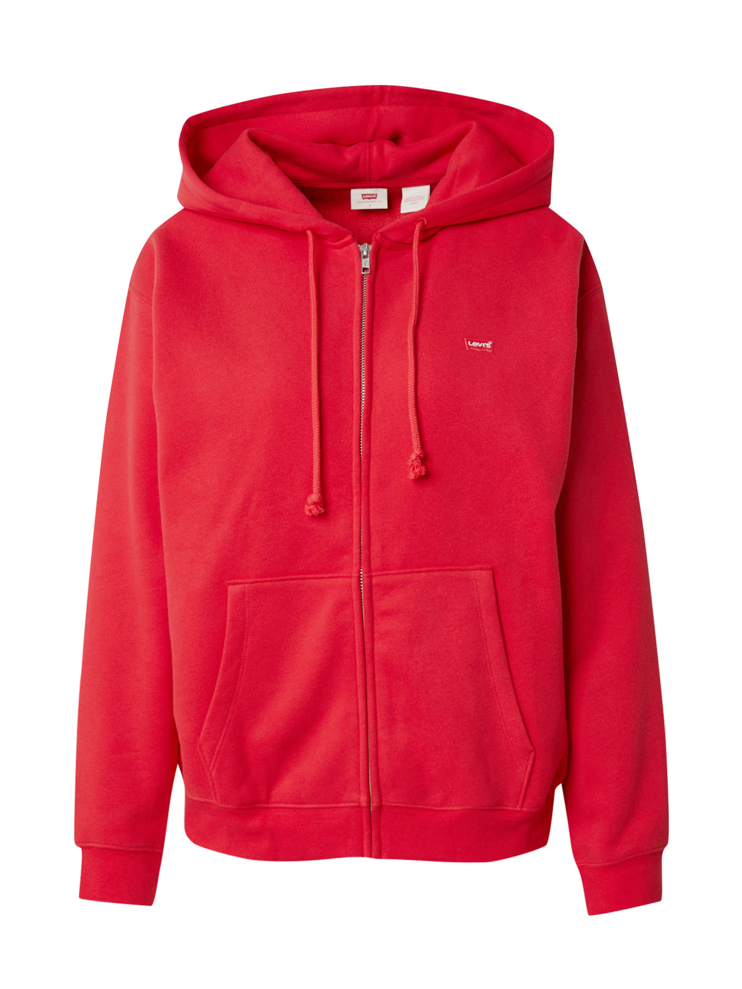 LEVI'S ® - Sudadera con cremallera 'Everyday Zip Hoodie' en rojo: frente