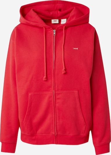 Džemperis 'Everyday Zip Hoodie' iš LEVI'S ®, spalva – raudona, Prekių apžvalga