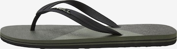 O'NEILL T-bar sandals 'O'Neill Profile Color Block Sandals' in Green: front