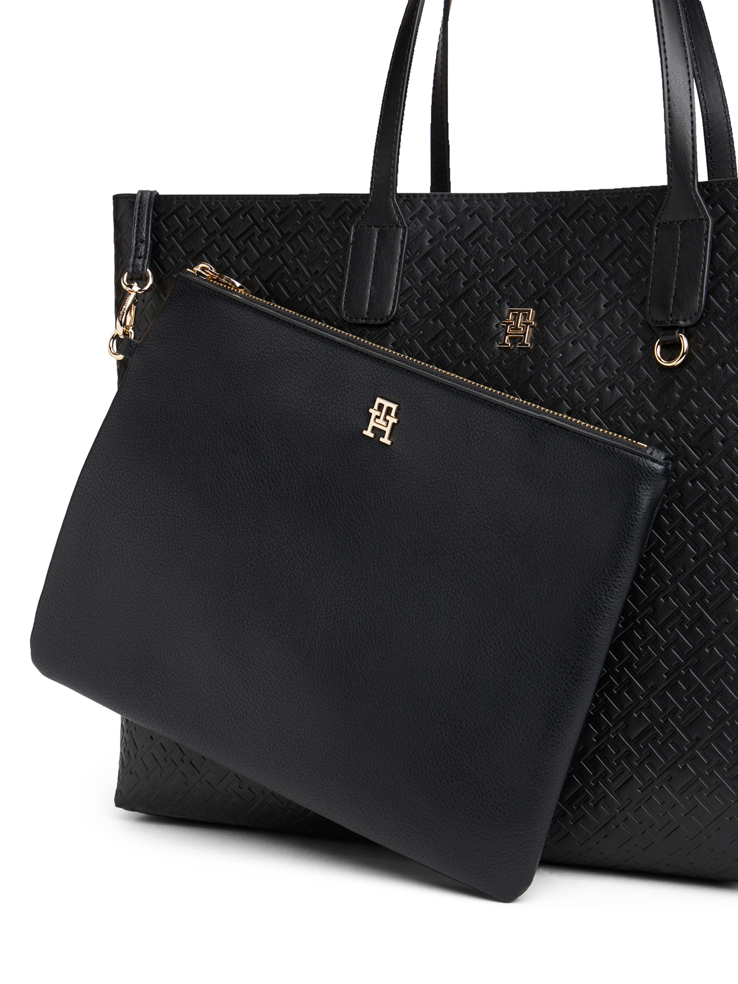 TOMMY HILFIGER Shopper in Zwart