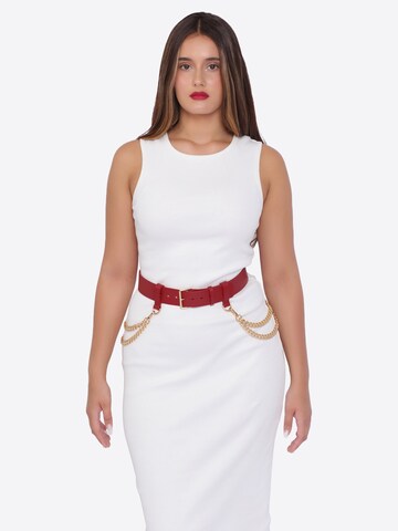 Haute Cuir Belt in Red