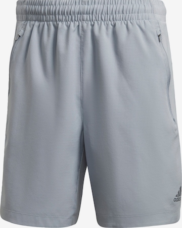 Regular Pantaloni sport 'Hiit' 'Hiit Mesh ' de la ADIDAS SPORTSWEAR pe gri: față