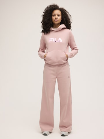 regular Pantaloni 'CALICE regular wide graphic sweat pants' di FILA in rosa