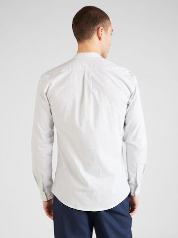 Lindbergh Regular fit Button Up Shirt 'Manderin' in White