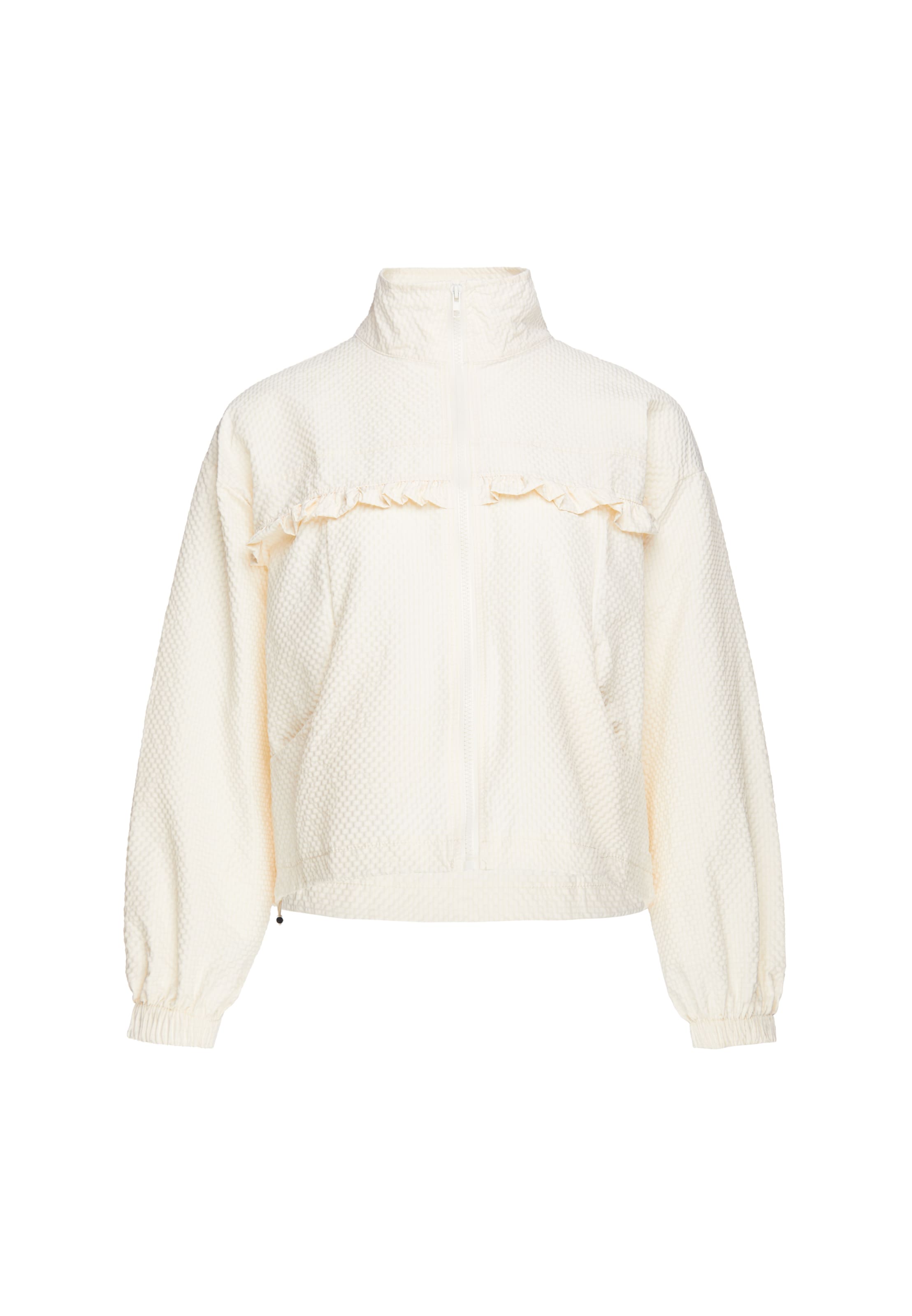 myMo ATHLSR Between-Season Jacket in Beige: front