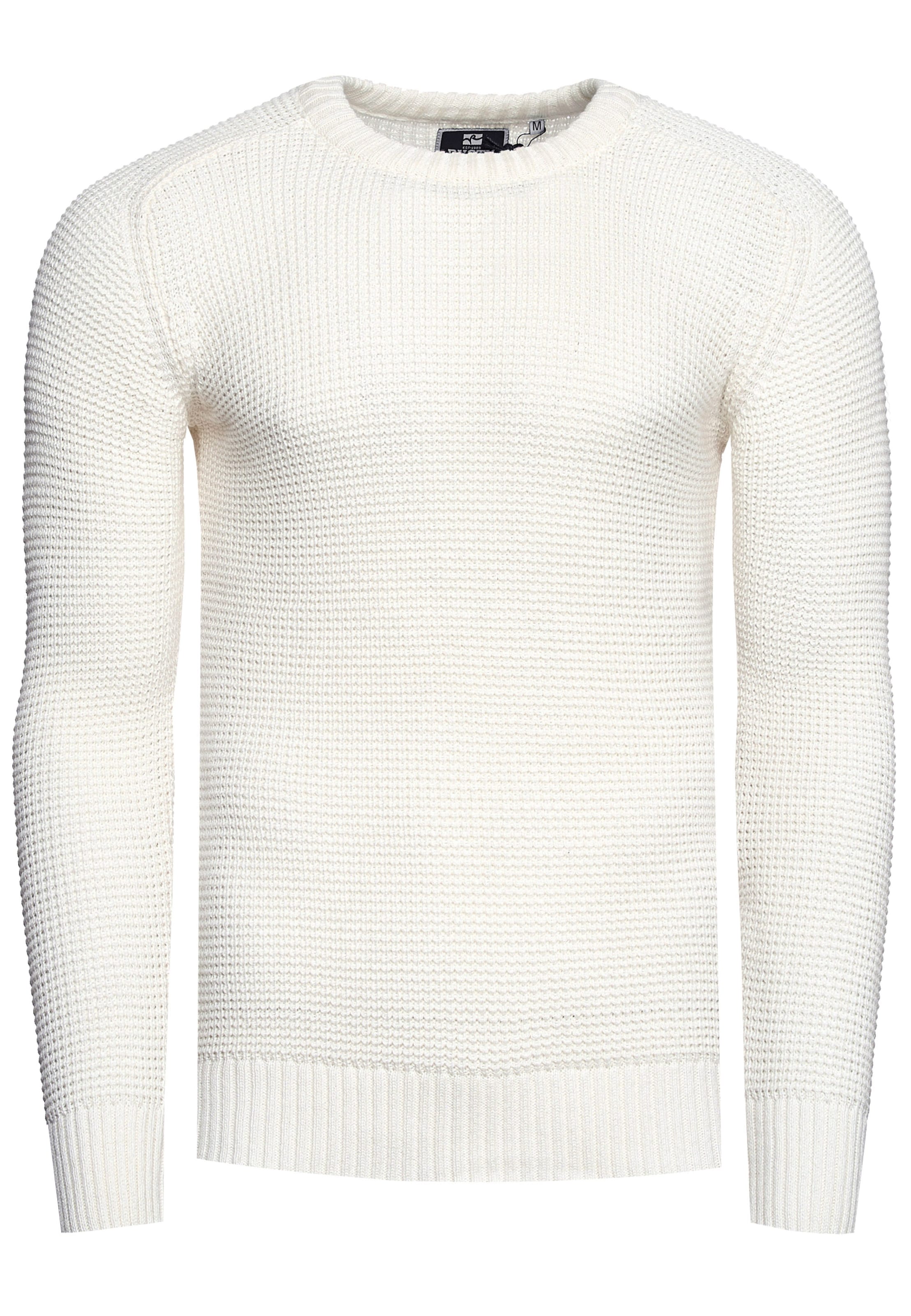 Rusty Neal Pullover in Weiß: Vorderseite