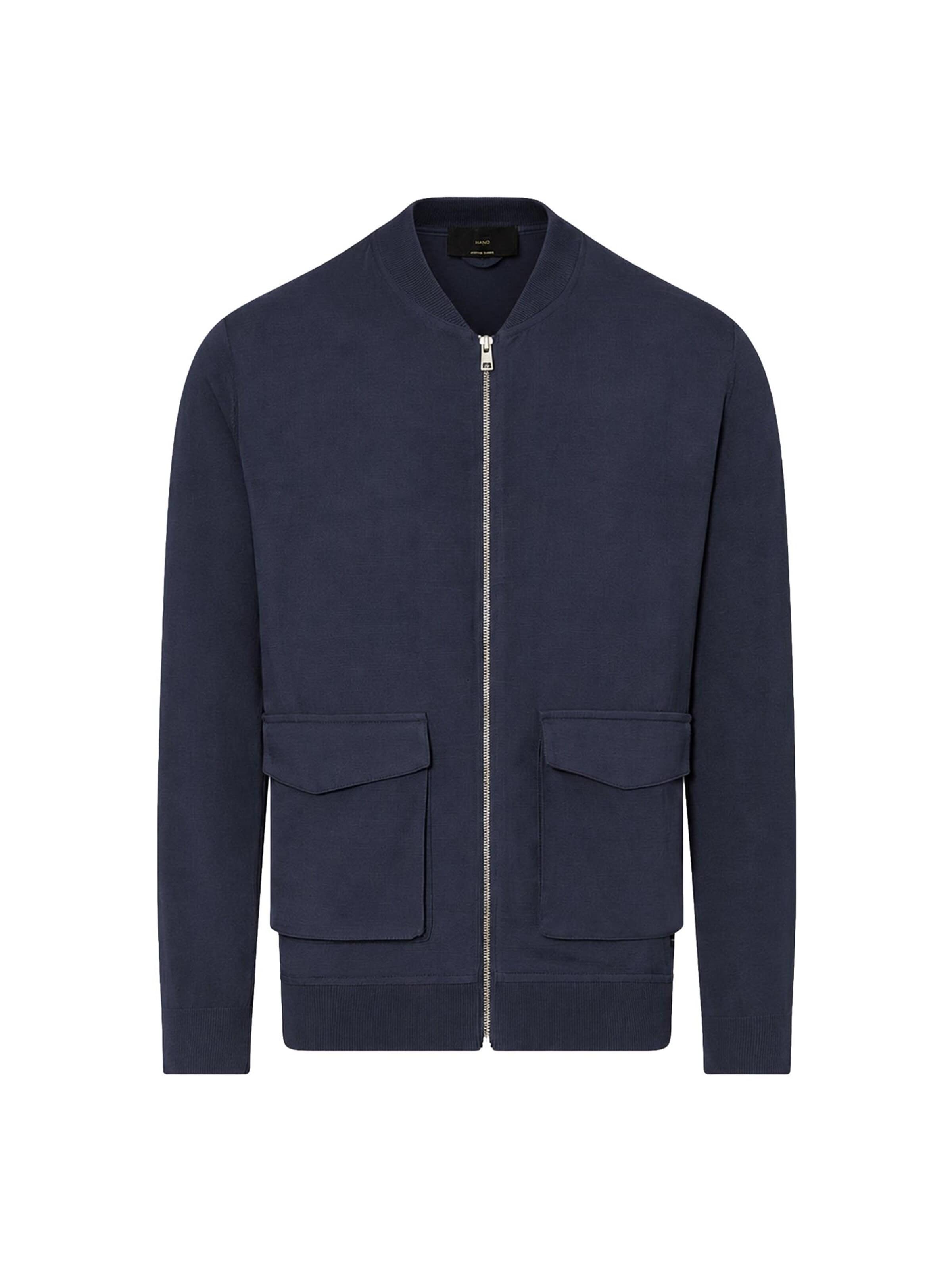 Liu Jo Tussenjas 'LIU JO UOMO MAGLIA APERTA M/L Maglieria' in Blauw: voorkant
