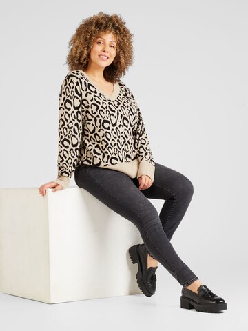 ONLY Carmakoma Skinny Jeans 'MAYA' in Zwart