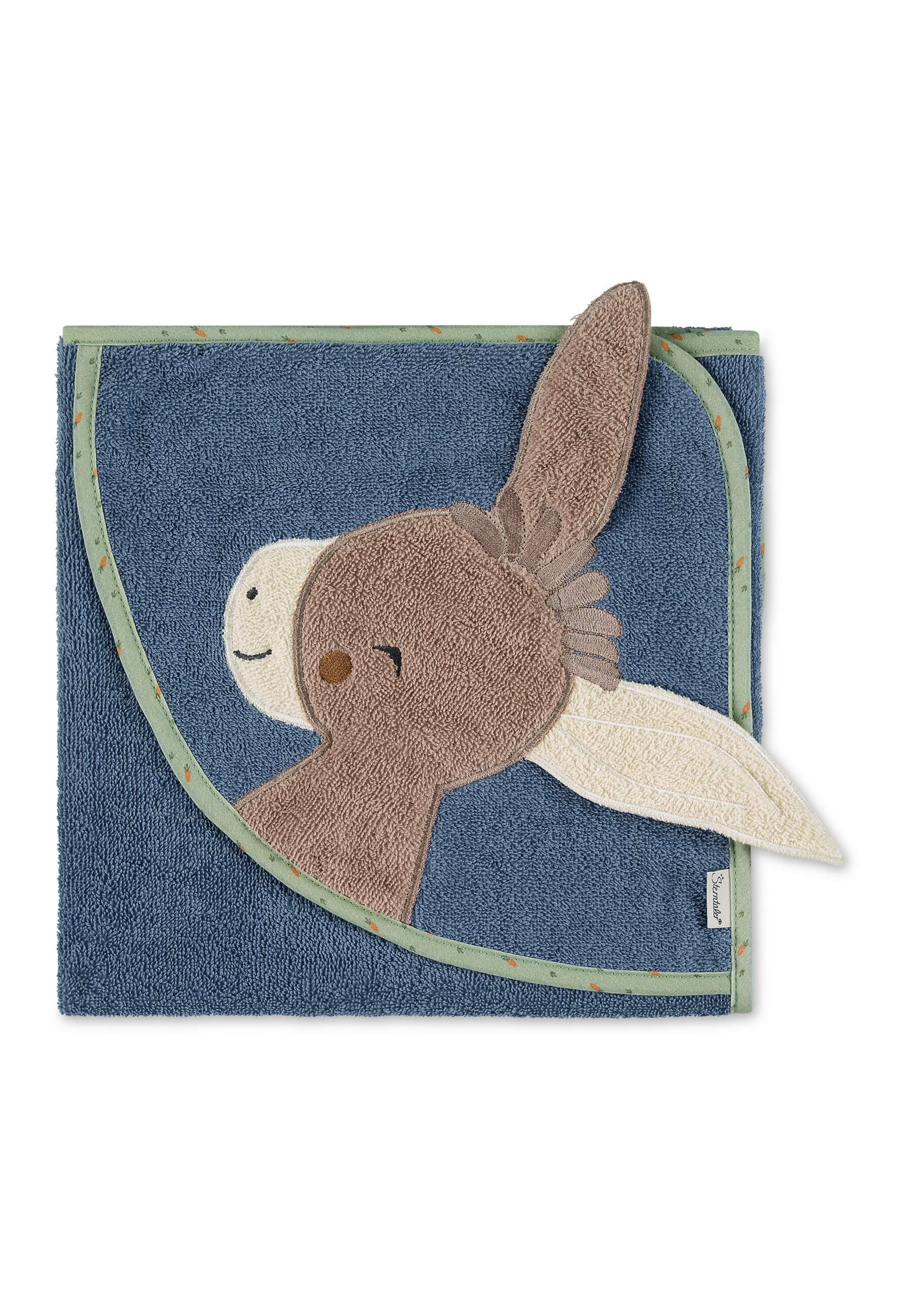 STERNTALER Shower Towel 'Emmilius' in Blue: top