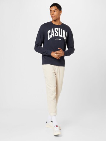 Casual Friday Sweatshirt 'Sage' in Blau