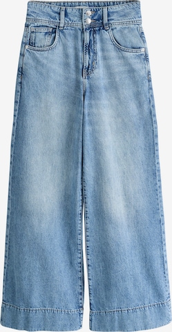 Wide leg Jeans de la Next pe albastru: față