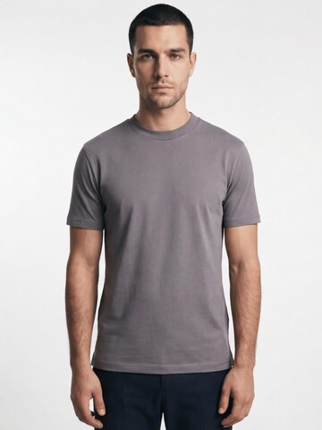 Antargo Shirt 'High Neck' in Grey: front