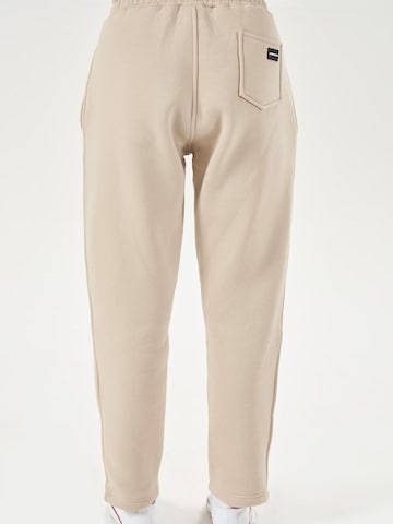 LOUIS LECLER Slimfit Broek 'Elise' in Beige