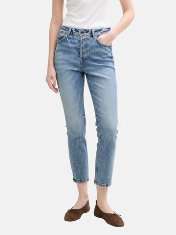 TOM TAILOR DENIM Slimfit Jeans 'Lotte' in Blauw: voorkant