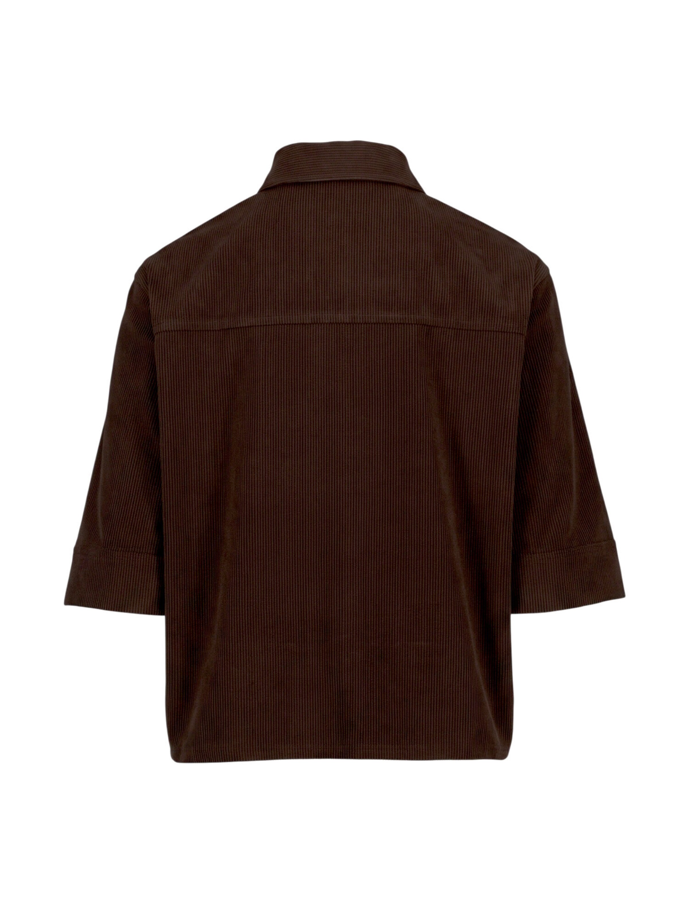 zero Bluse in Braun