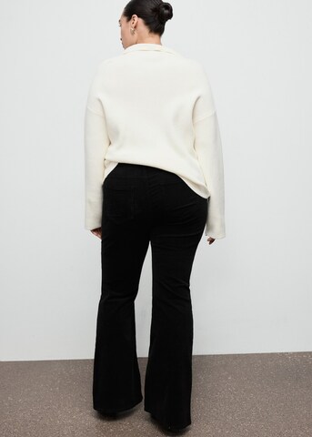 MANGO Regular Jeans 'Violetav' in Black