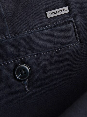 Jack & Jones Plus - Slimfit Calças com vincos 'JPSTOLLIE' em azul