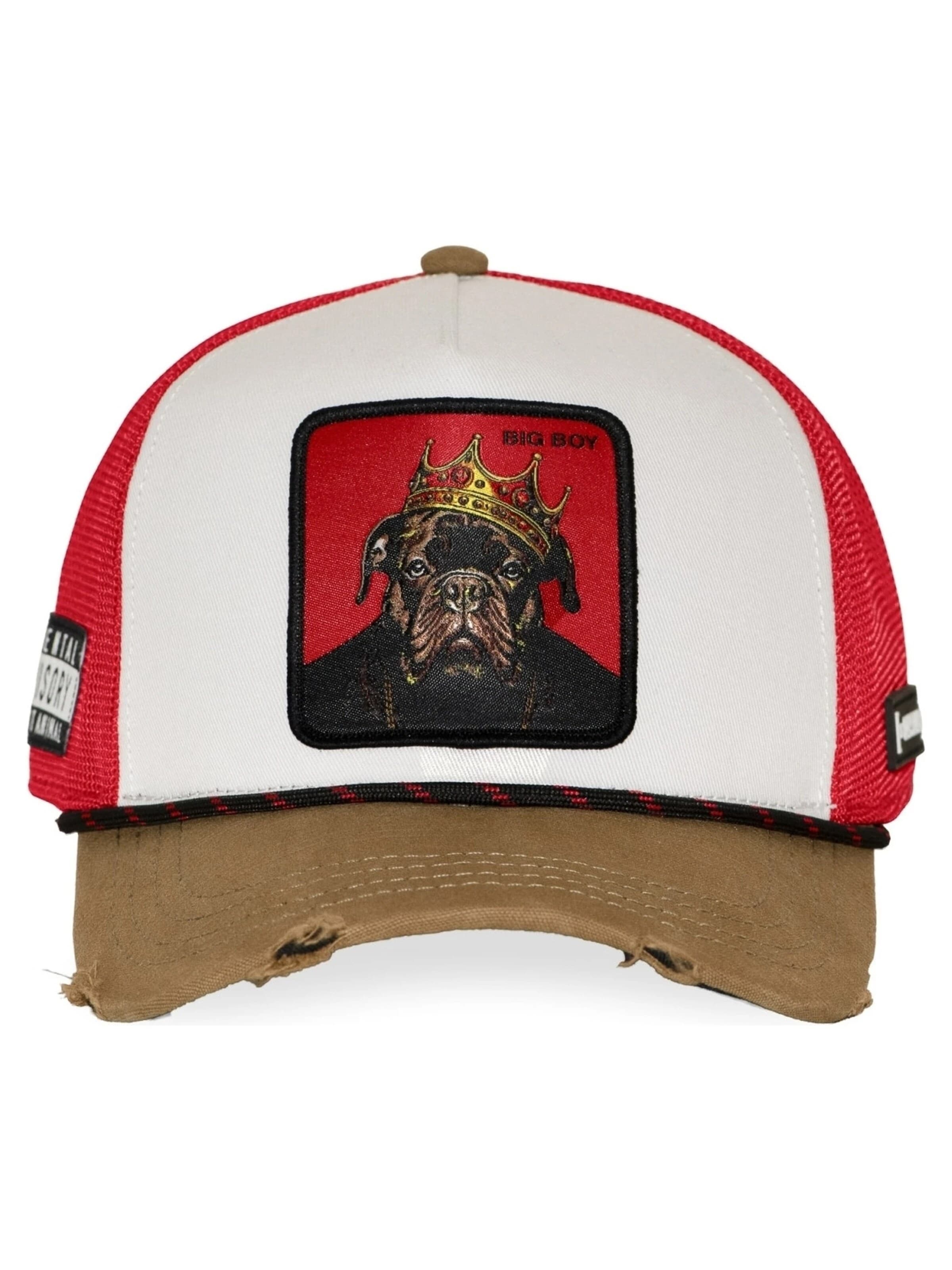 Capslab Czapka z daszkiem 'Gorra' w kolorze czerwony: przód