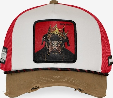 Capslab Czapka z daszkiem 'Gorra' w kolorze czerwony: przód