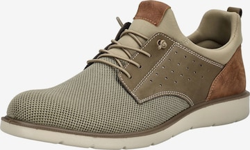 Chaussure à lacets IMAC en beige : devant