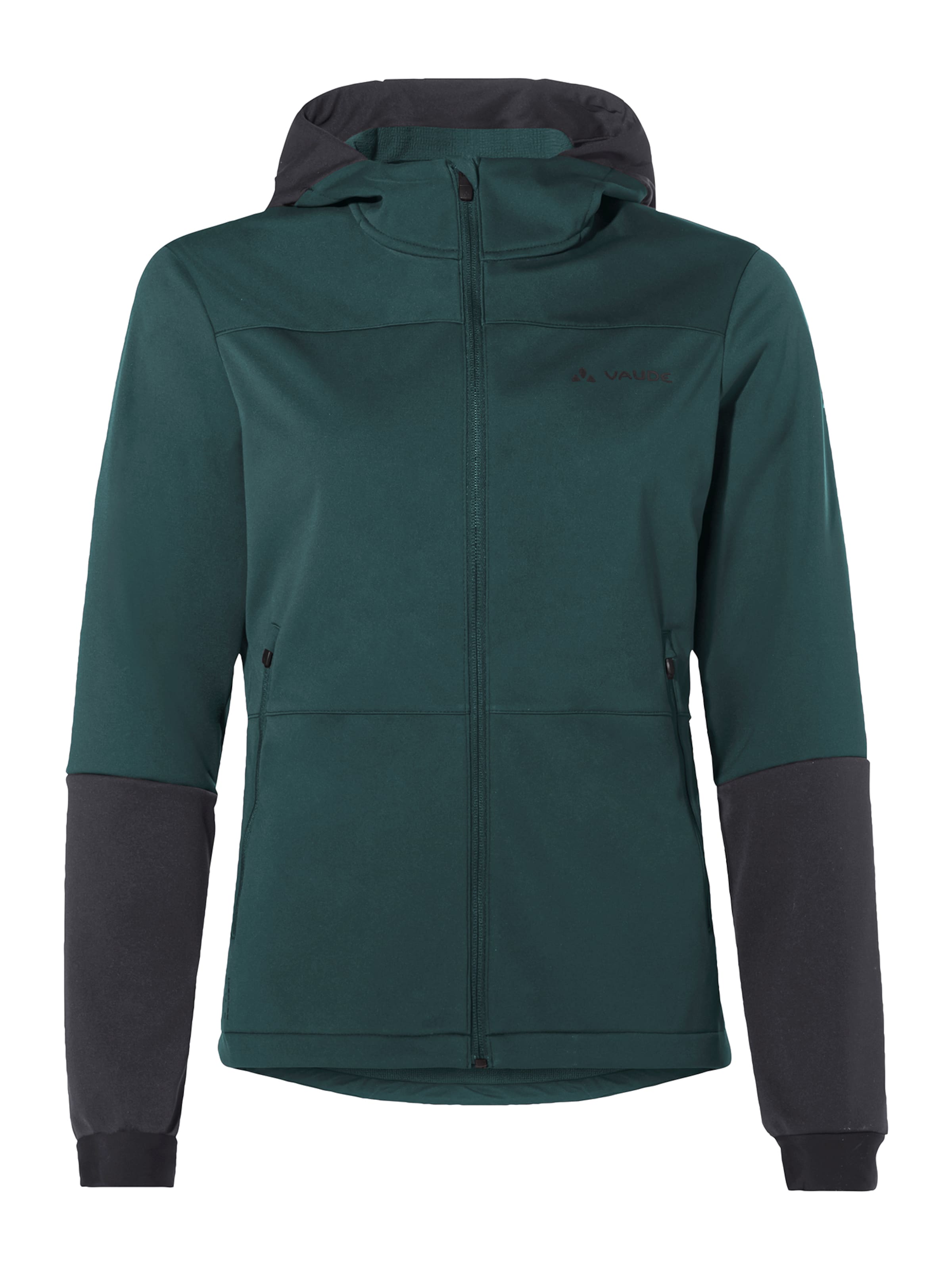 VAUDE Athletic Jacket 'Qimsa' in Green: front