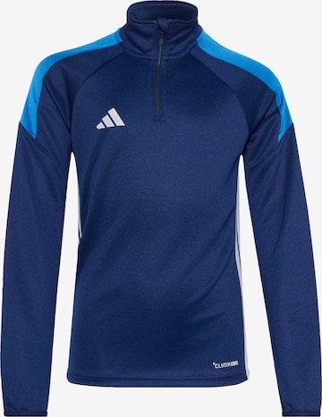 T-Shirt fonctionnel 'Tiro' ADIDAS PERFORMANCE en bleu : devant
