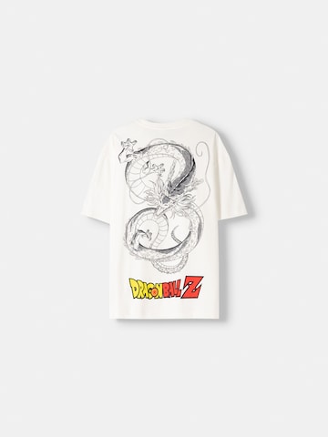 T-Shirt Bershka en blanc