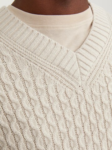 JACK & JONES Sweter 'Cosy' w kolorze beżowy