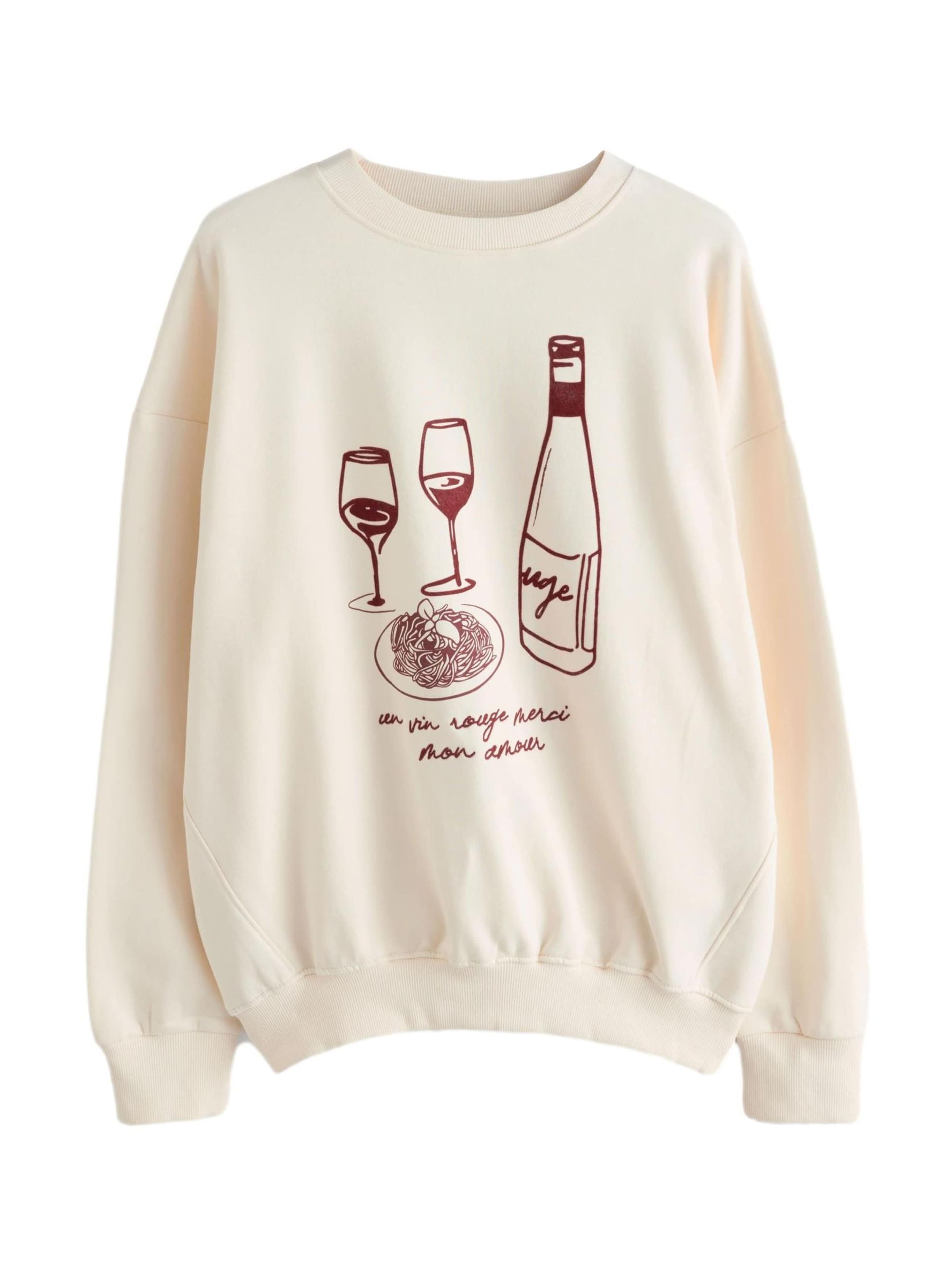 Next Mikina – béžová: přední strana