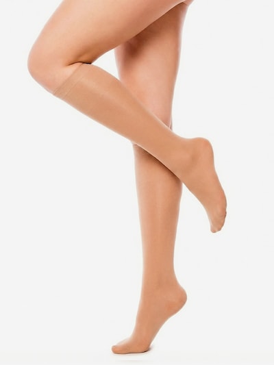 GLAMORY Knee socks 'Fit 50 extraweite Kniestrümpfe' in 19-47 in Beige, Item view