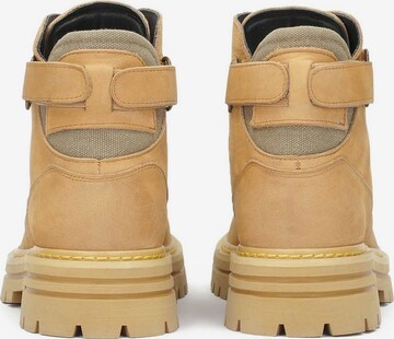 Kazar - Botas con cordones en beige