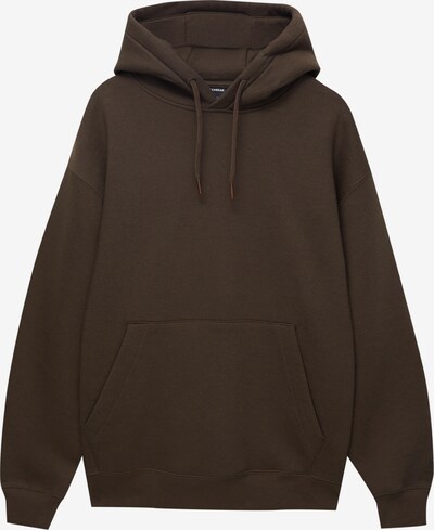 Pull&Bear Sweatshirt in dunkelbraun, Produktansicht