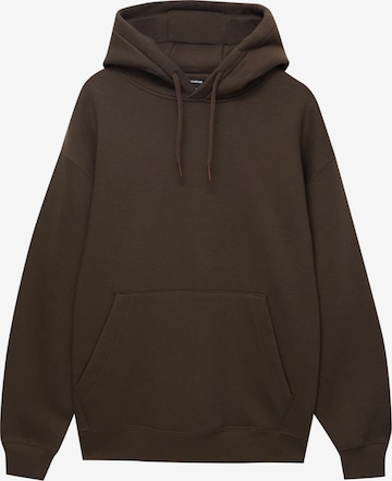 Pull&Bear Sweatshirt in Brown: front