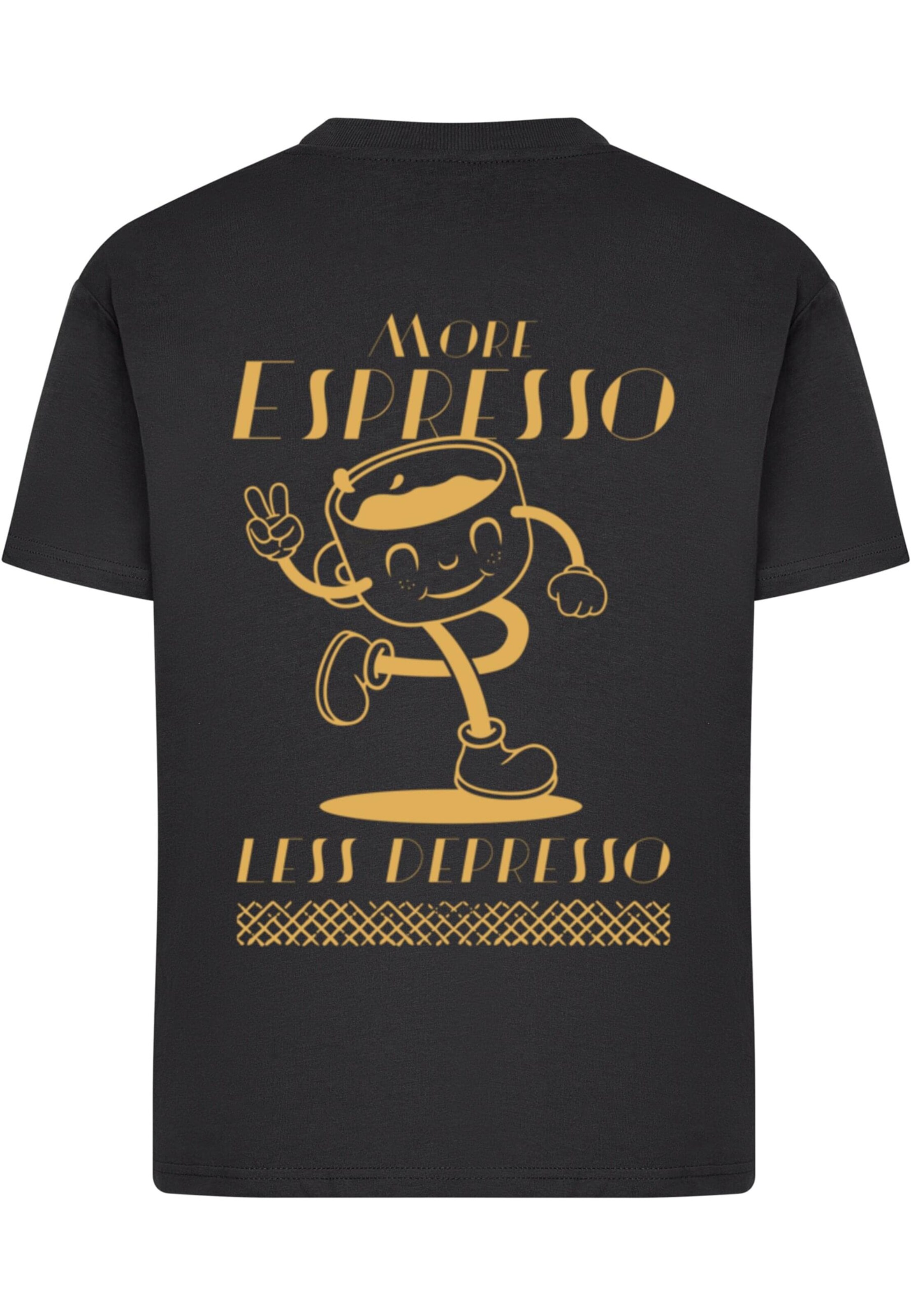 T-shirt 'Espresso' Merchcode en noir
