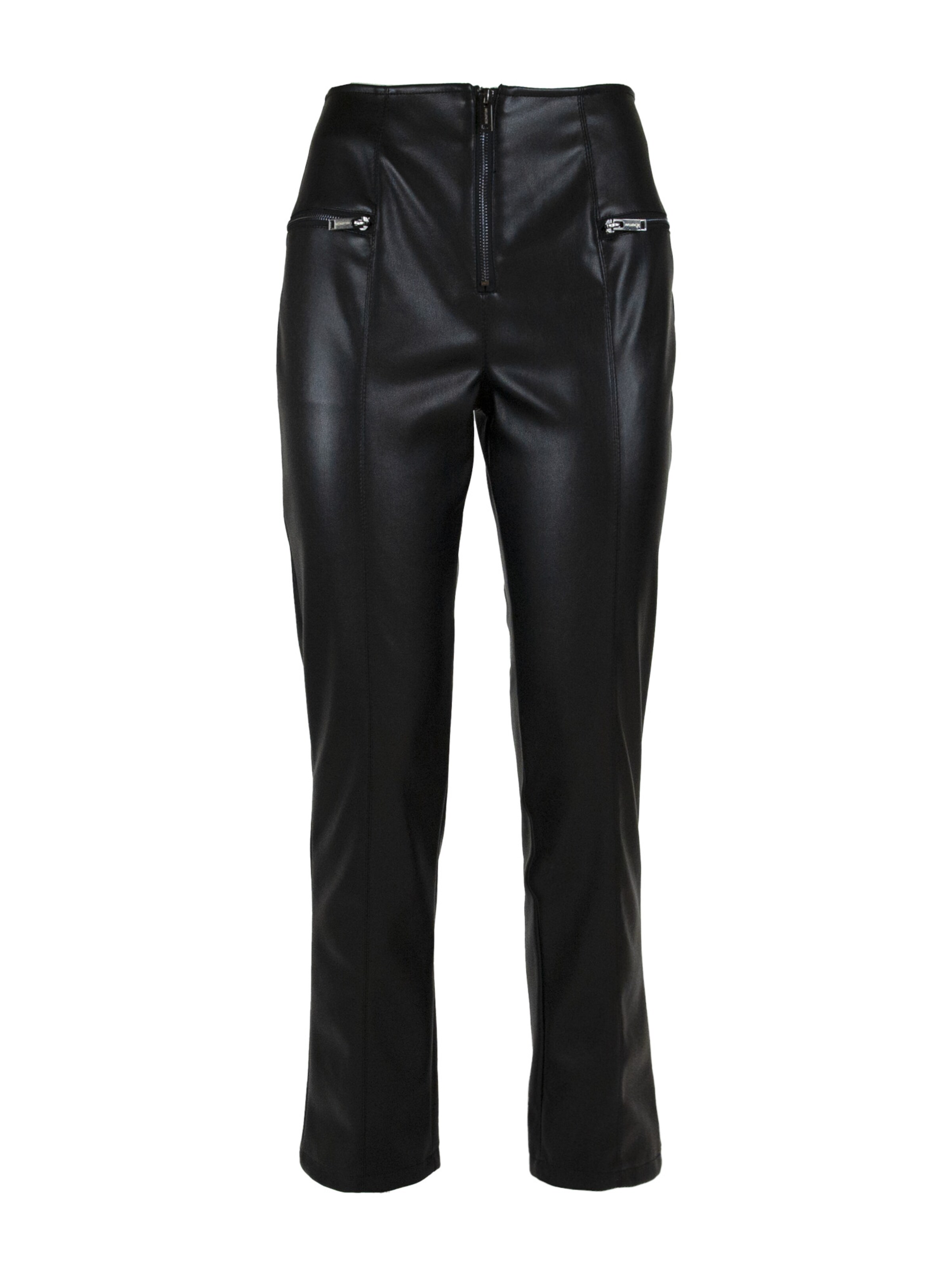 Influencer Slim fit Trousers in Black: front