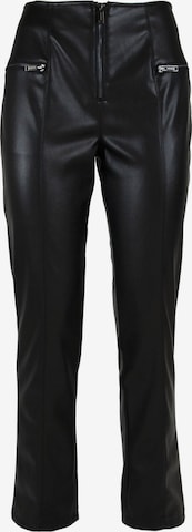 Influencer Pants in Black: front