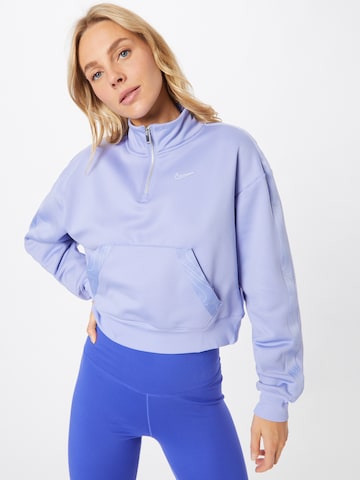 NIKE Sport sweatshirt i lila: framsida