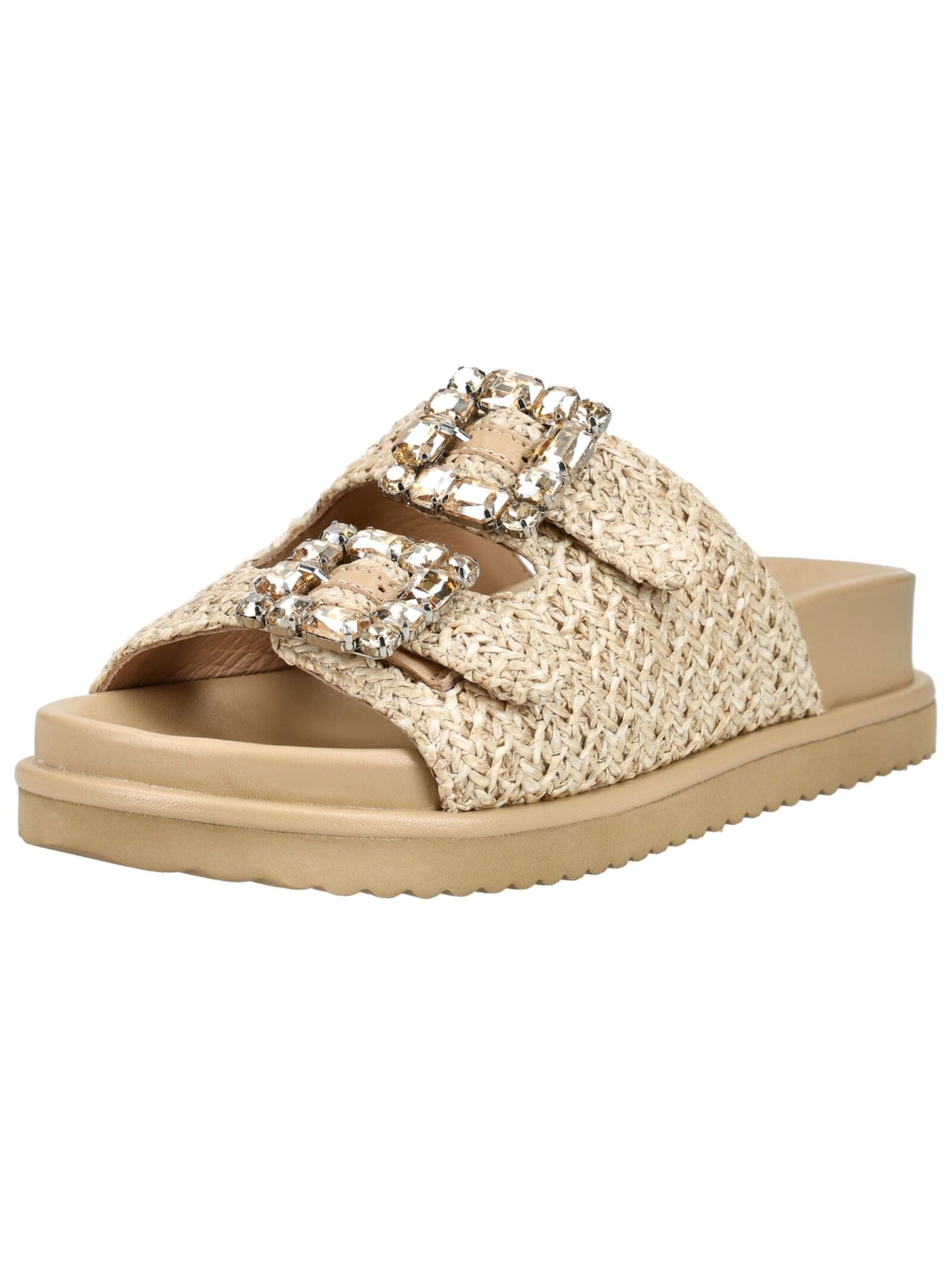 Alma En Pena Mules in Brown: front