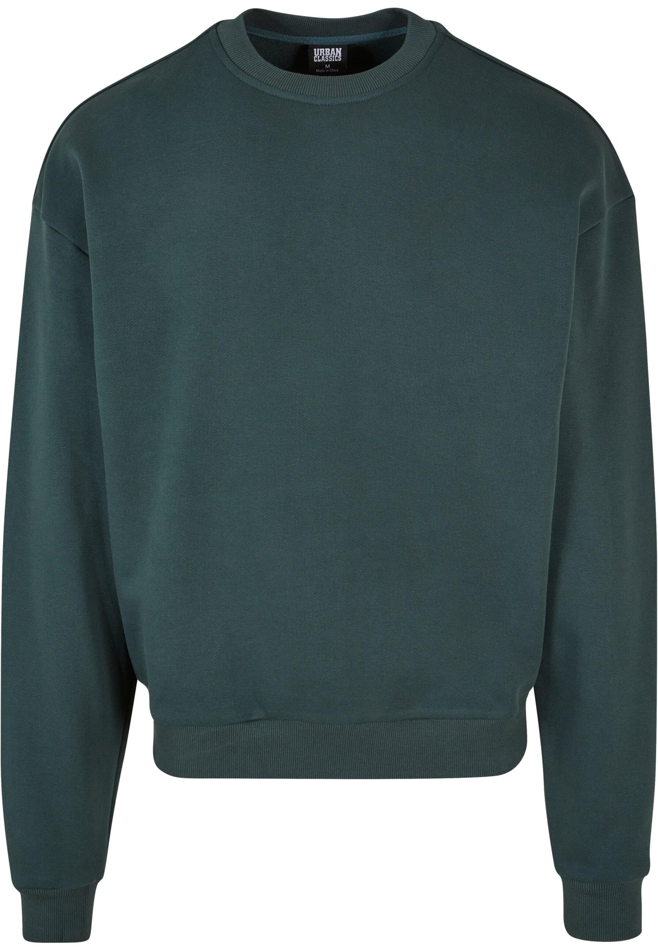 Urban Classics Sweatshirt in Green: front