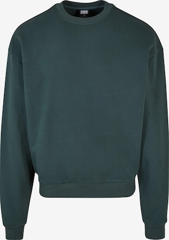 Urban Classics Sweatshirt in Groen: voorkant