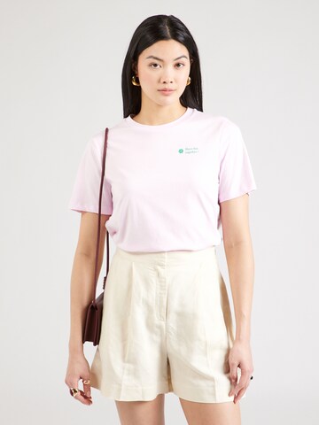T-shirt 'PCFRAN' PIECES en rose