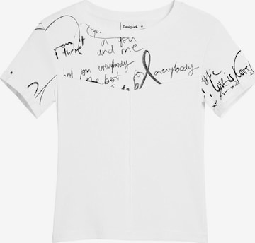 balta Desigual Marškinėliai: priekis