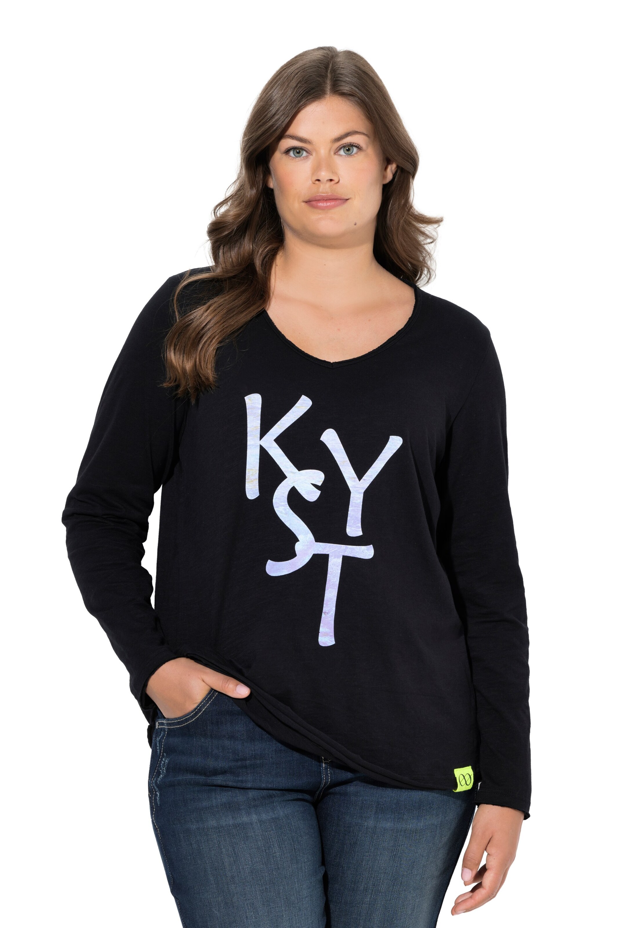 LAURASØN Shirt in Schwarz: Vorderseite