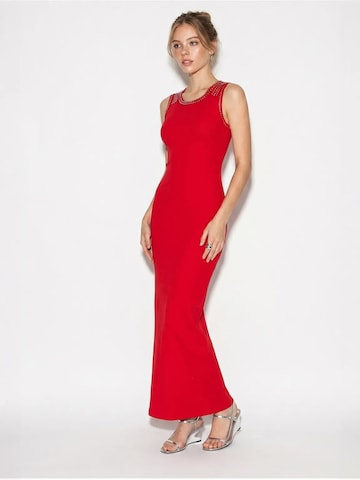 Bianco Lucci Jurk 'Maxi' in Rood