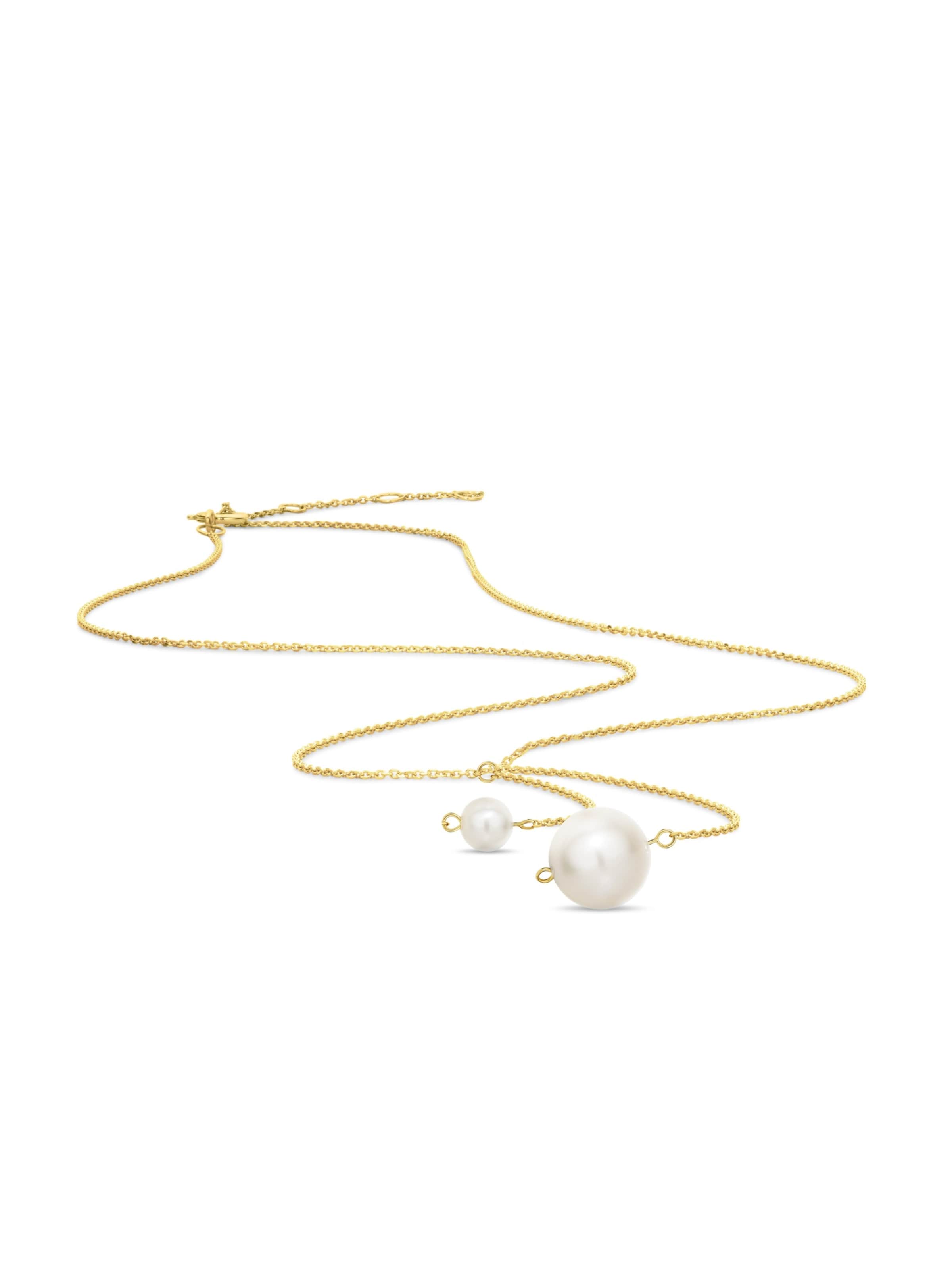 Vanlere Kette 'Halskette aus 585 Gelbgold mit Perle'‌‌‌‌‌‌‌‌‌ in Gold: Vorderseite